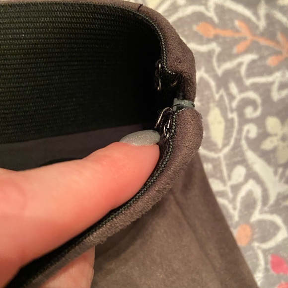 EUC Taupe Ann Taylor Suede Leggings - Picture 5 of 6